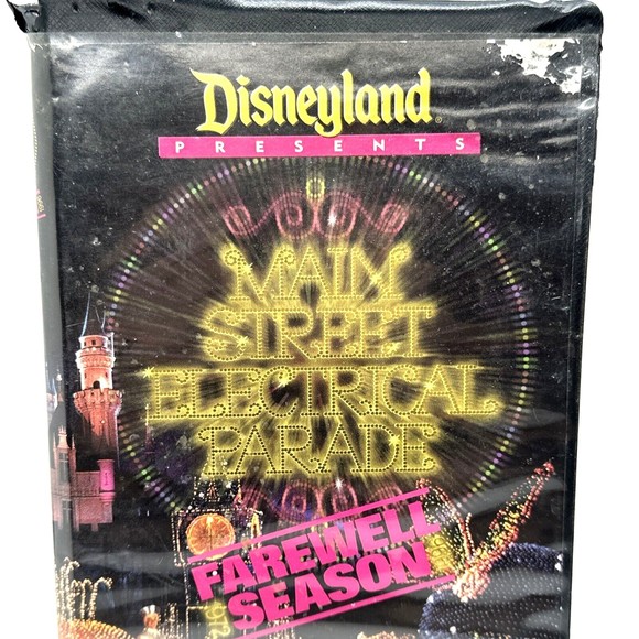 Vtg Disneyland Main Street Electrical Parade Farewell Season Clamshell VHS - Picture 2 of 6